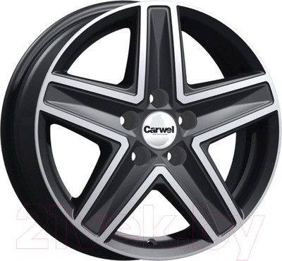 Литой диск Carwel Витим 237 16x6.5" 5x118мм DIA 71.1мм ET 55мм AB