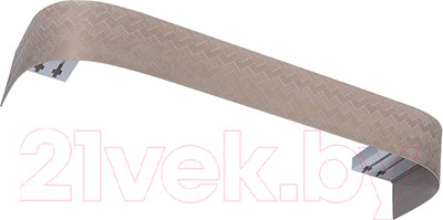 Карниз для штор LEGRAND Кант 7см 3.0м 2р / 58114497 (латунный трюфель)