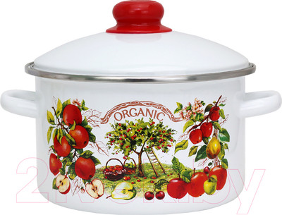 Кастрюля Эмаль Organic 01-1610/4