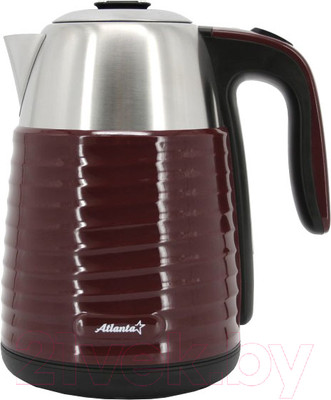 Электрочайник Atlanta ATH-2445 (бордовый)