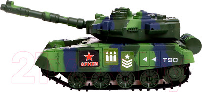 Радиоуправляемая игрушка Автоград Танк Т90 / 9224885 (зеленый)