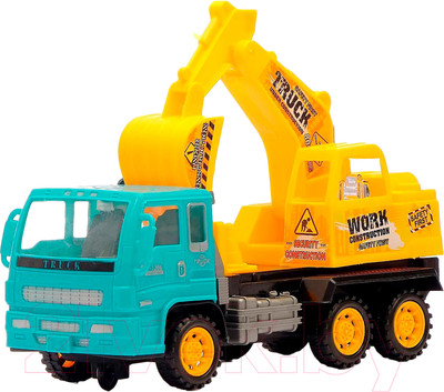 Радиоуправляемая игрушка Автоград Грузовик экскаватор / 2426308