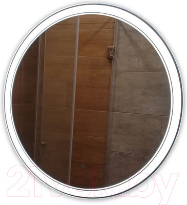Зеркало Пекам Ring 2 80x80 / ring2-80x80B (с подсветкой и бесконтактным сенсором)