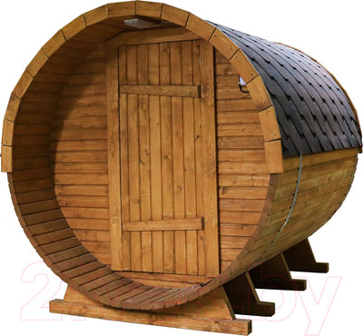 Баня-бочка КомфортПром 10331344 (2.5м)