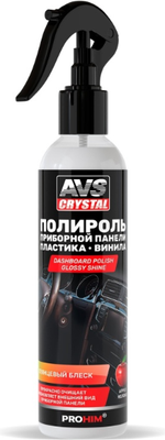 Полироль для пластика AVS Для приборной панели AVK-606 / A07472S (250мл, кокос)