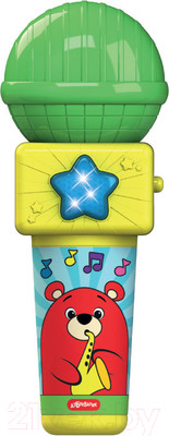 Музыкальная игрушка Азбукварик Детский хит-парад. Веселый микрофончик / 3145
