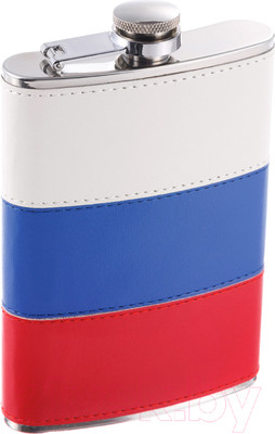 Фляга S.Quire W001RU-8 (белый/синий/красный)