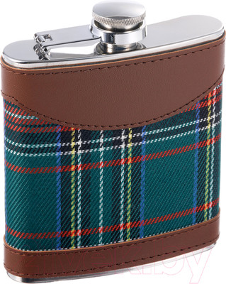 Фляга S.Quire W201-6 (коричневый/клетка)