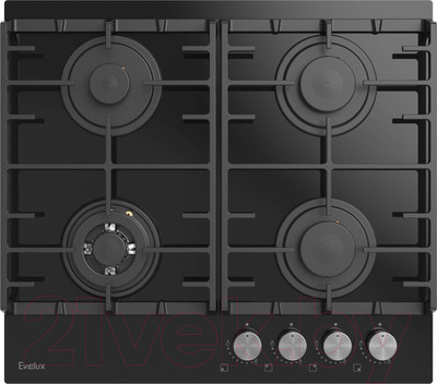 Газовая варочная панель Evelux HEG 650 BG