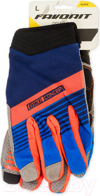 Велоперчатки FAVORIT 9507BL-L