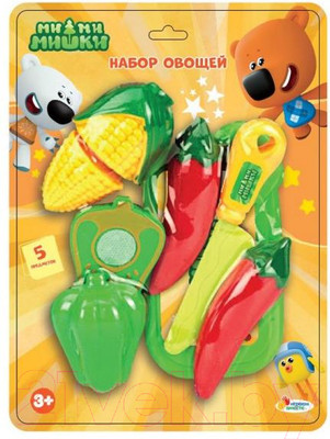 Набор игрушечных продуктов Играем вместе Набор овощей Ми-ми-мишки / B1536371-R5