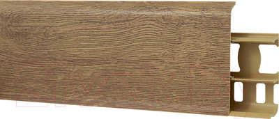 Плинтус Ideal Деконика 221 85мм (2.2м, дуб янтарный)