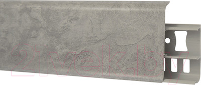 Плинтус Ideal Деконика 547 55мм (2.2м, лофт светло-серый)