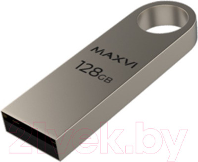 USB flash накопитель Maxvi MK 128GB 2.0 (металлик/серебристый)
