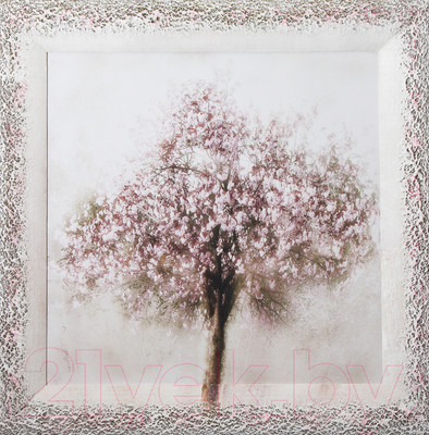 Картина Декарт Сакура в тумане-1 8Л0270 (в раме)