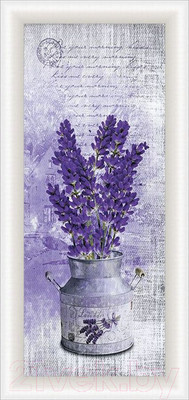 Картина Декарт Лаванда триптих-1 8Л2738 (в раме)