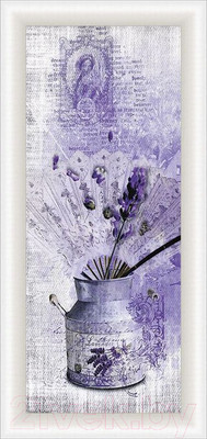 Картина Декарт Лаванда триптих-3 8Л2740 (в раме)