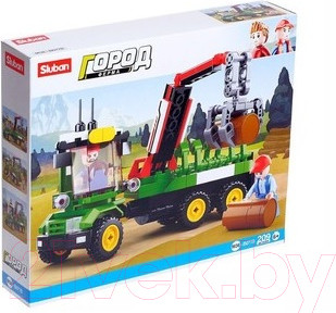 Конструктор Sluban Город. Лесозаготовочная машина / 6958197