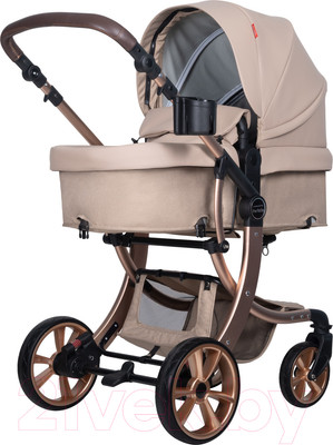 Детская универсальная коляска Aimile Original Autumn 2 в 1 / AA-6 (кремовый)