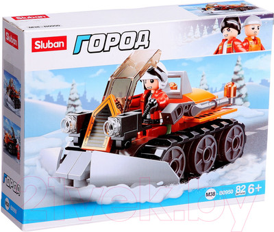Конструктор Sluban Город. Снегоуборщик / 9019822