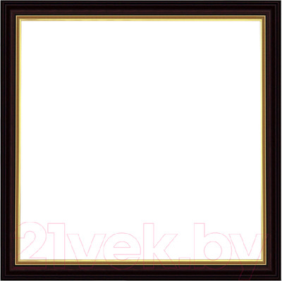 Рамка Декарт 30x30 8Л3486 (коричневый с золотом)