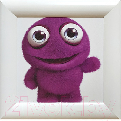 Картина Декарт Монстрик фиолетовый 8Л0885 (в раме)