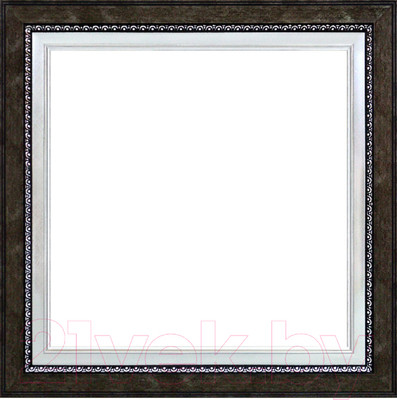 Рамка Декарт 30x30 8Л3499 (коричневый с серебром)