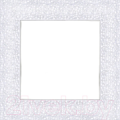 Рамка Декарт 30x30 8Л3489 (белый с серебром)