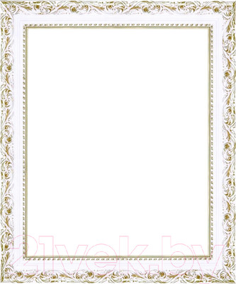 Рамка Декарт 30x40 8Л2292 (белый с золотом)
