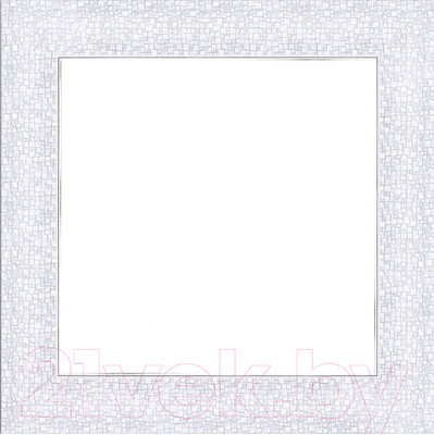 Рамка Декарт 40x40 8Л3090 (белый/серебристый)