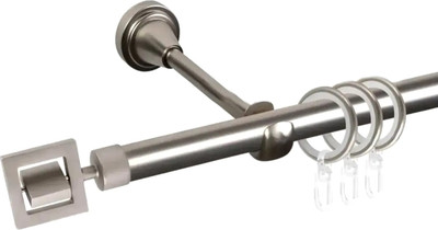 Карниз для штор АС ФОРОС Prime D16Г + наконечники Венето (2.4м, сатин)