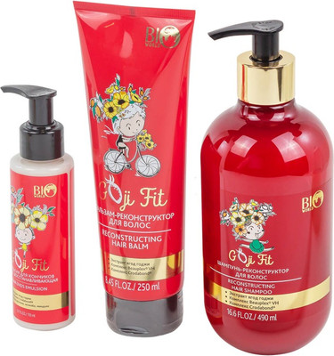 Набор косметики для волос Bio World Шампунь для волос+Бальзам для волос+Эмульсия для волос BW-1