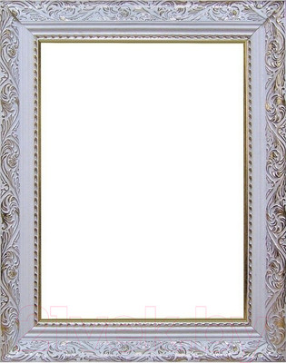 Рамка Декарт 40x50 8Л2299 (белый с золотом)