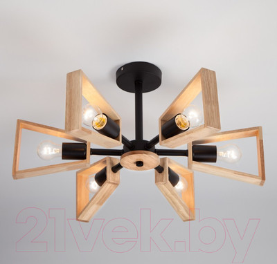 Люстра Евросвет Klark 70056/6 (черный)