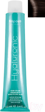 Крем-краска для волос Kapous Hyaluronic Acid с гиалуроновой кислотой 4.81 (коричневый какао пепельный)