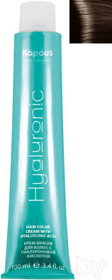Крем-краска для волос Kapous Hyaluronic Acid с гиалуроновой кислотой 6.0 (темный блонд)