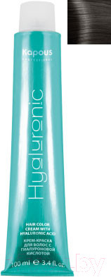 Крем-краска для волос Kapous Hyaluronic Acid с гиалуроновой кислотой 6.18 (темный блонд лакричный)