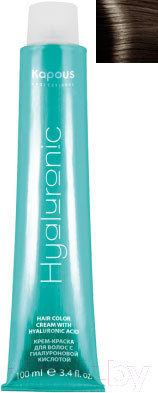 Крем-краска для волос Kapous Hyaluronic Acid с гиалуроновой кислотой 6.757 (темный блонд пралине)