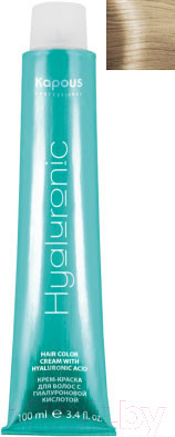 Крем-краска для волос Kapous Hyaluronic Acid с гиалуроновой кислотой 9.0 (очень светлый блондин)
