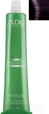 Крем-краска для волос Kapous Studio Professional с женьшенем и рисовыми протеинами 02 (усилитель фиолетовый)