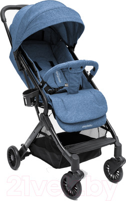 Детская прогулочная коляска Amarobaby Voyager / AB22-10VOYAGER/20 (синий)