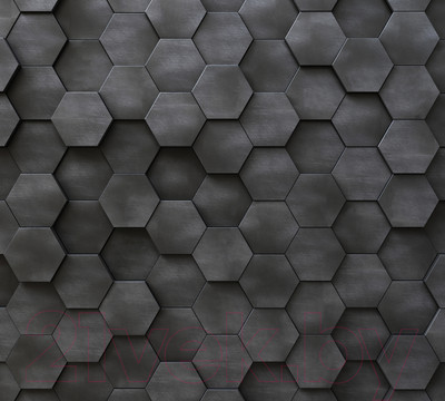 Фотообои листовые Vimala 3D Шестиугольники 2 (270x300)