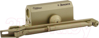 Доводчик с рычагом Нора-М Isparus 410 (золото)