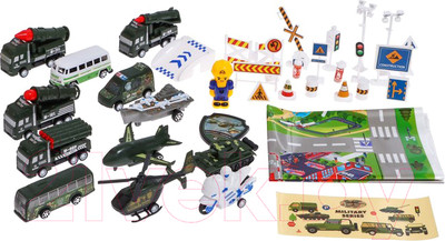 Набор игрушечной техники Автоград Военная техника / 7612806