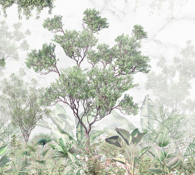 Фотообои листовые Vimala Тропические джунгли 4 (270x300)