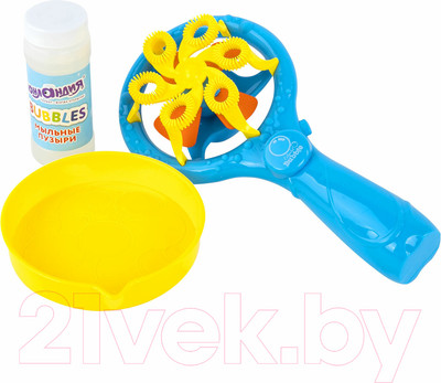 Генератор мыльных пузырей детский Юнландия Вентилятор автоматический / 664484