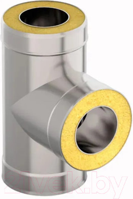 Тройник для дымохода UMKPRO 90 150х220 AISI 439/439 1мм/0.5мм (К) 400мм