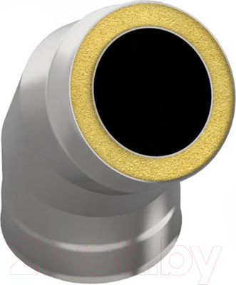 Поворот дымохода UMKPRO 135 115х200 AISI 439/439 1мм/0.5мм (К) 60мм