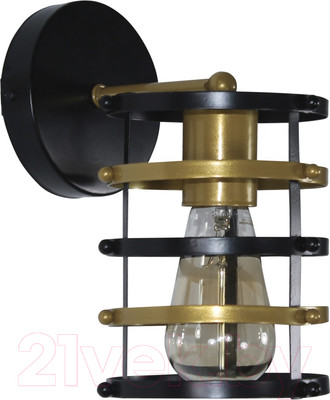 Бра Элетех Абелла 511 НББ 01-60-169 Е27 / 1005405104 (черный/золото)