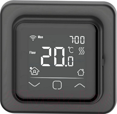 Терморегулятор для теплого пола WarmFloor ET-85W/ET-82W (черный)